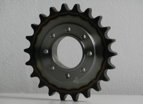 Producent kół łańcuchowych 16b 1 zębów 22 hartowane zęby stal 42CrMo4