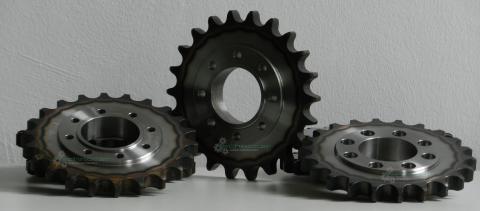 Producent kół łańcuchowych 16b 1 zębów 22 hartowane zęby stal 42CrMo4
