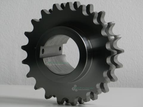 Produkcja kół łańcuchowych 16b 2 zębów 21 otwór 70H7 otwór gwintowany M10